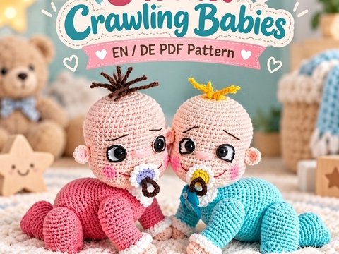 Krabbel Babys – Deutsche Häkelanleitung