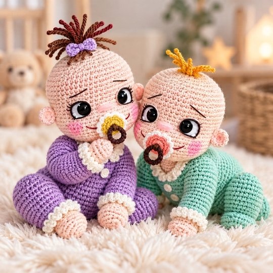 Krabbel Babys – Deutsche Häkelanleitung