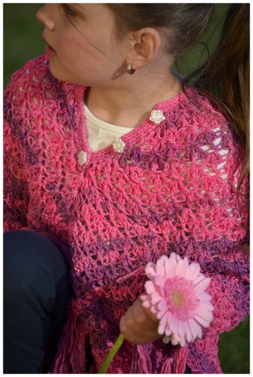 - MAY - Poncho, häkeln in 2 Formen erklärt, für jede Größe und Material