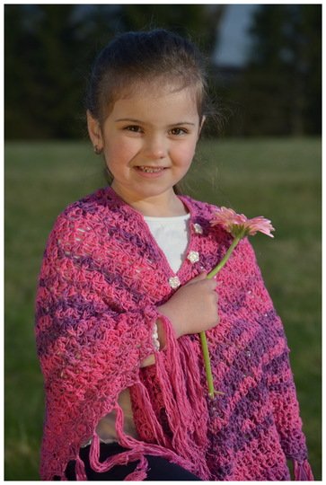 - MAY - Poncho, häkeln in 2 Formen erklärt, für jede Größe und Material