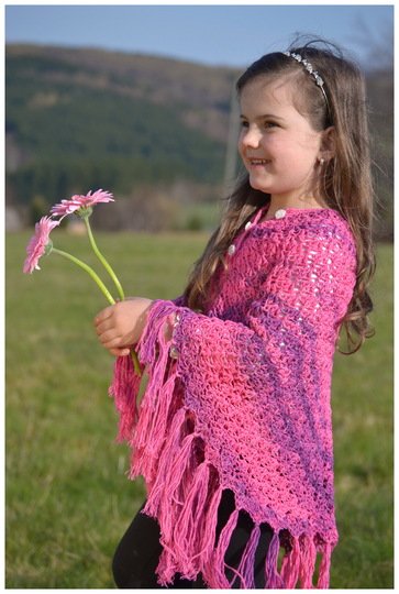 - MAY - Poncho, häkeln in 2 Formen erklärt, für jede Größe und Material