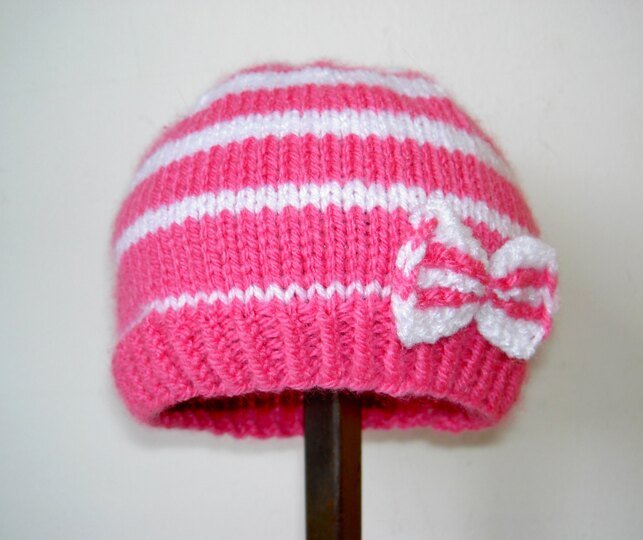 Strickanleitung Baby-Set, Mütze und Booties, ca. 1 - 4 Monate