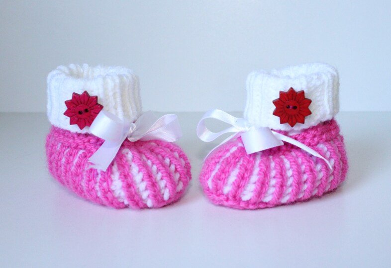 Strickanleitung Baby-Set, Mütze und Booties, ca. 1 - 4 Monate