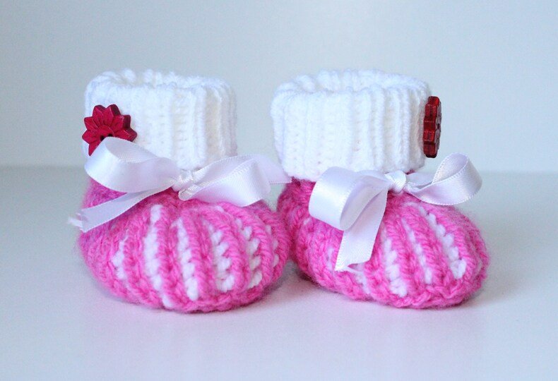 Strickanleitung Baby-Set, Mütze und Booties, ca. 1 - 4 Monate