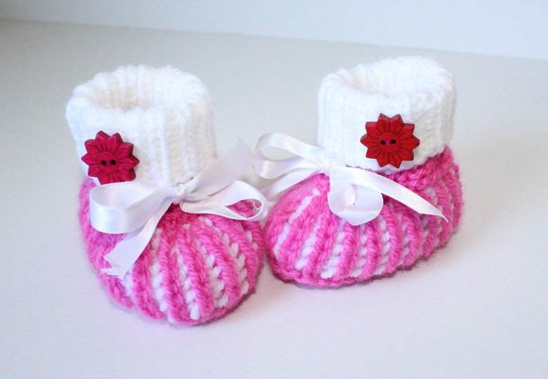 Strickanleitung Baby-Set, Mütze und Booties, ca. 1 - 4 Monate