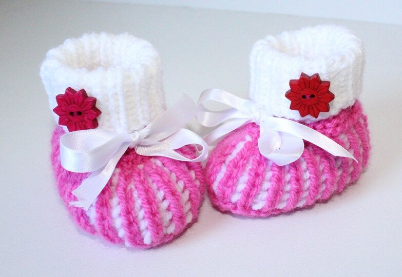 Strickanleitung Baby-Set, Mütze und Booties, ca. 1 - 4 Monate