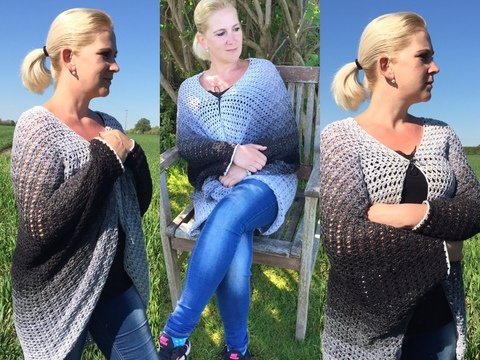 Jacke "Mitternachtstraum" häkeln