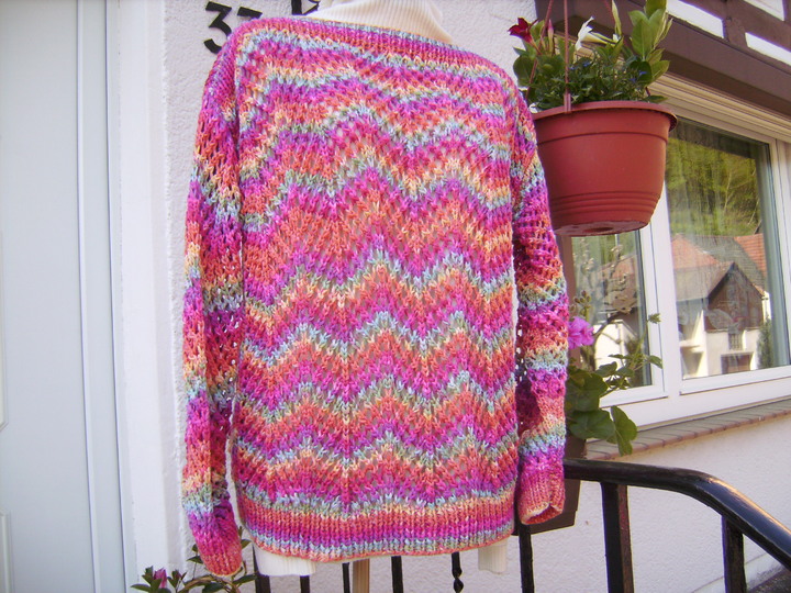 Lochmusterpullover "Capri" Gr. 36-40 (Einheitsgröße)