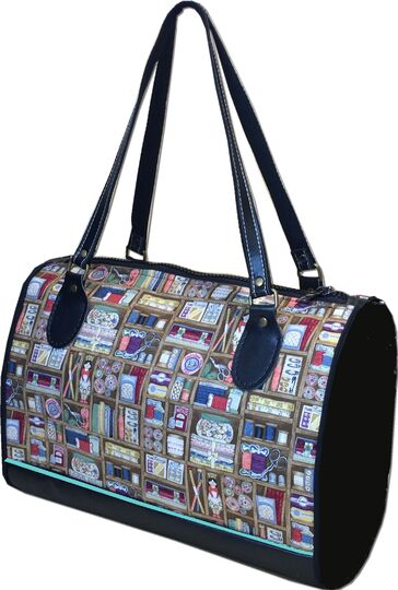 Nähanleitung und Schnittmuster: Handtasche bowlingbag "Marilyn"