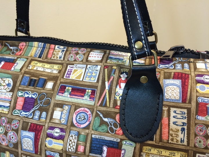 Nähanleitung und Schnittmuster: Handtasche bowlingbag "Marilyn"