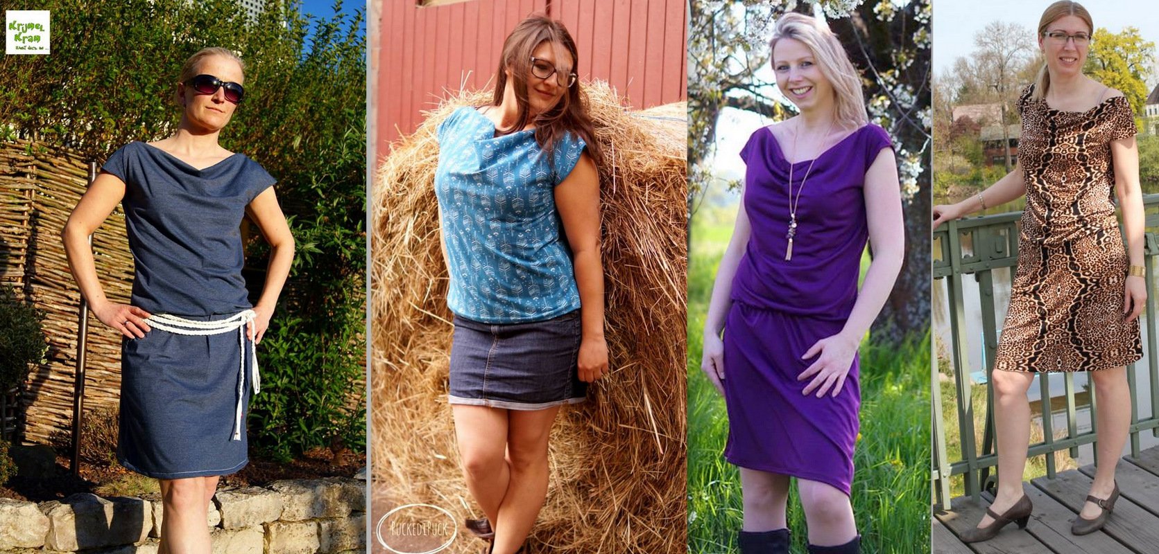 E-Book Wasserfallkleid Clary Gr. XS-XXL - Bild 2