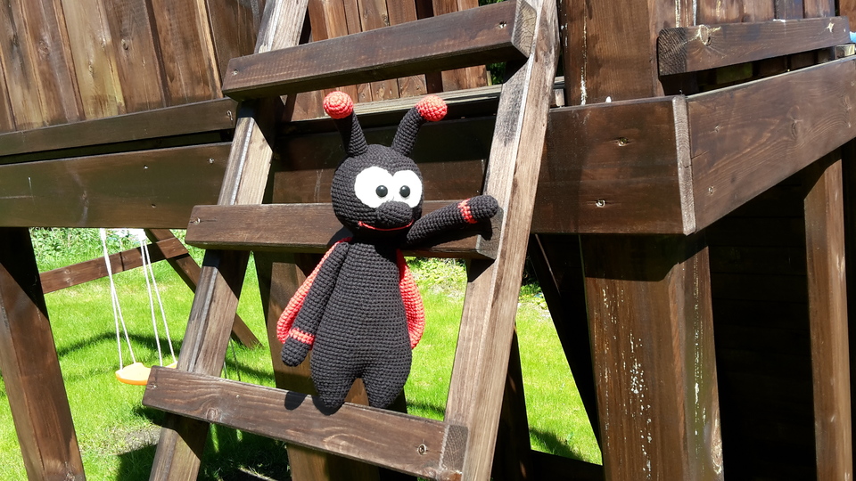 Häkelanleitung Marienkäfer Pünktchen