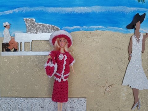 Häkelanleitung Puppenkleidung 4 tlg.City Summer Kollektion No.2