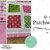 Patchworkdecke Sweet Senses ca. 125 x 140 cm