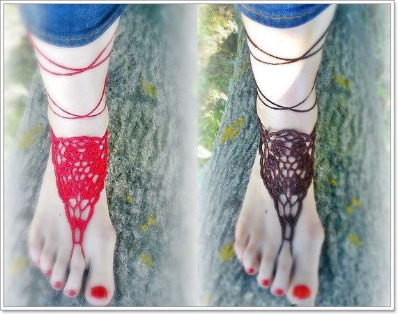 Baby girl barefoot sandals Crochet pattern by Accessorise | LoveCrafts
