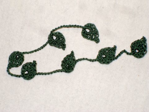 Blätter-Ranke, Efeu: Häkelanleitung