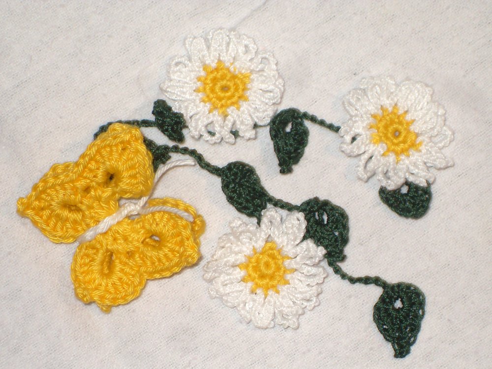 Blätter-Ranke, Efeu: Häkelanleitung - Bild 2