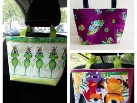 Nähanleitung E-Book Auto -Utensilo für Kinder