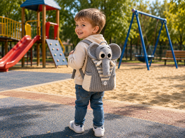 41 Häkelanleitung Rucksack Kinderrucksack Elefant Pdf