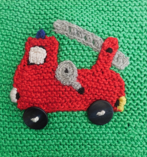 Gestricktes Bilderbuch - Quietbuch - Erlebnisbuch