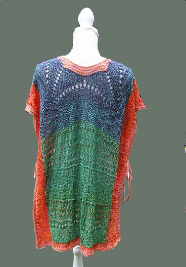 Strickanleitung Überwurf oder Poncho "Tropensymphonie"