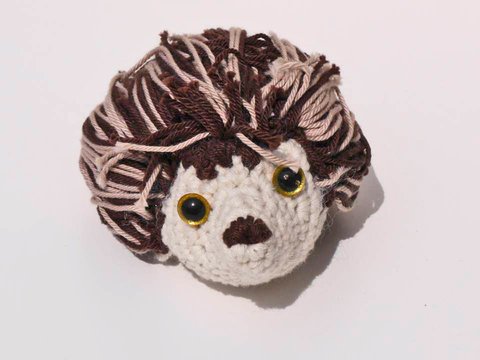 Igel zum Häkeln als Deko