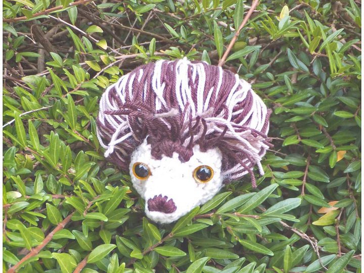 Igel zum Häkeln als Deko