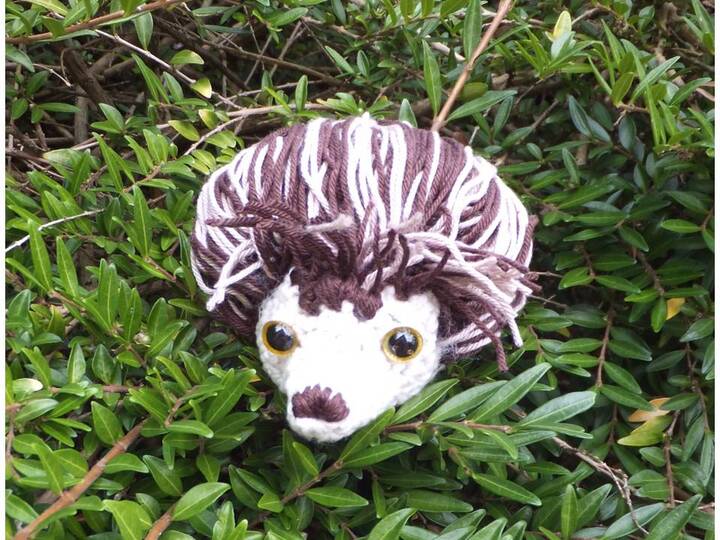 Igel zum Häkeln als Deko