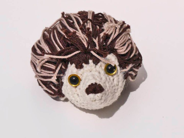 Igel zum Häkeln als Deko