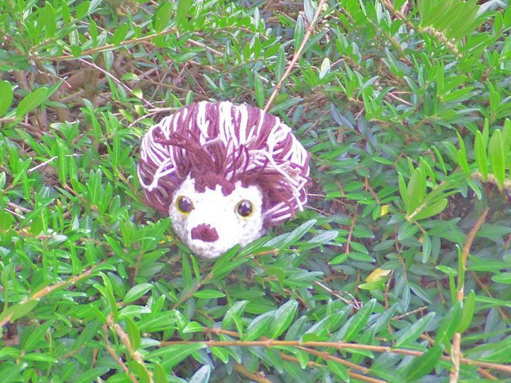 Igel zum Häkeln als Deko