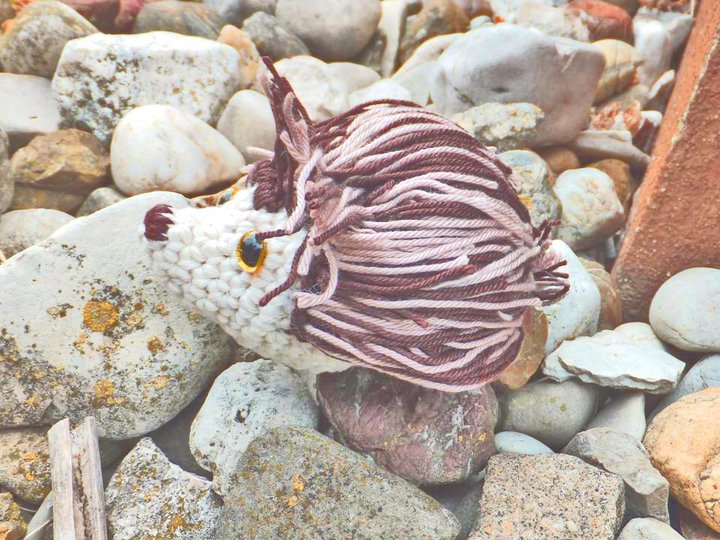 Igel zum Häkeln als Deko