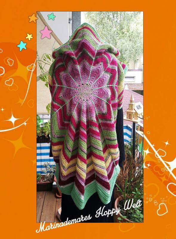 Sternen Weste/Jacke "Regenbogen"