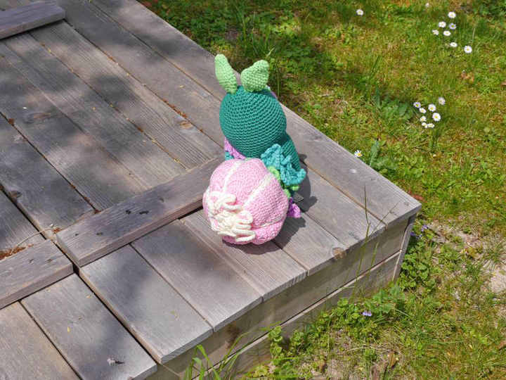 Schnecke - Blumenschnecke - Xxl - Häkelanleitung