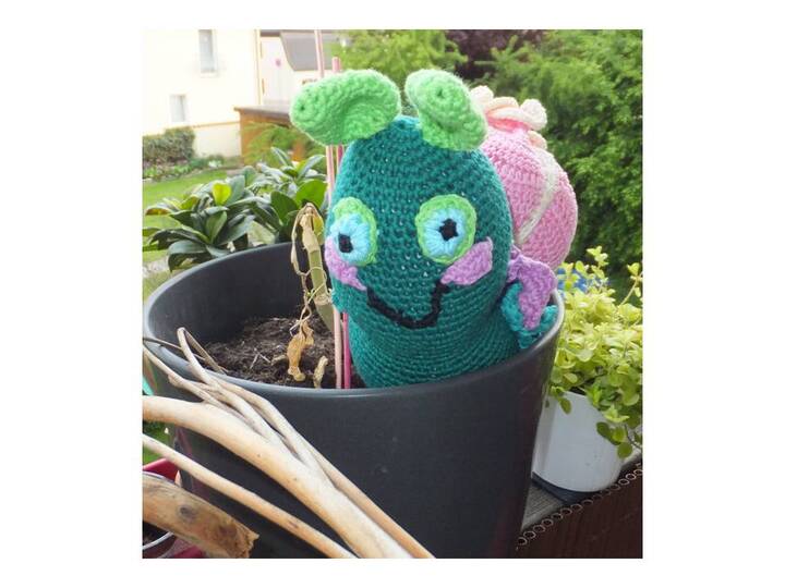 Schnecke - Blumenschnecke - Xxl - Häkelanleitung