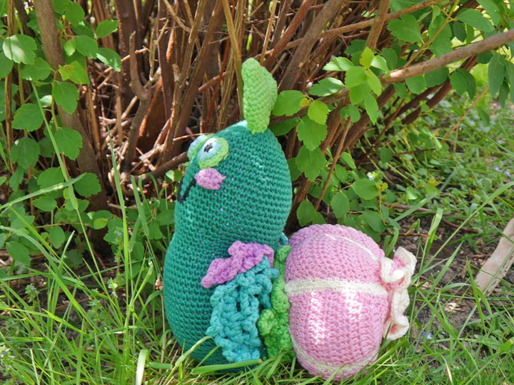 Schnecke - Blumenschnecke - Xxl - Häkelanleitung