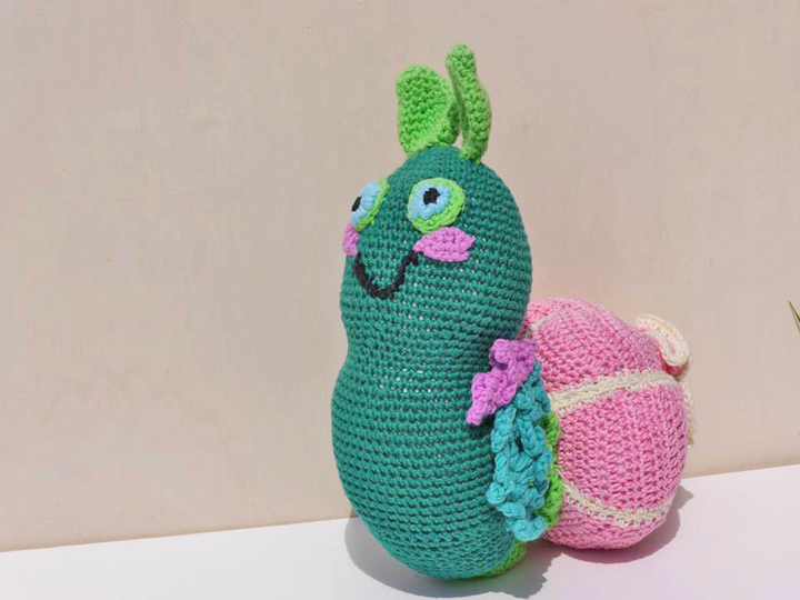 Schnecke - Blumenschnecke - Xxl - Häkelanleitung