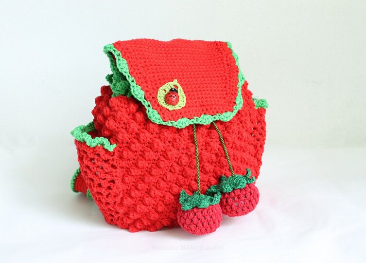 Kinderrucksack "Himbeere",  2 Var., Gr. 23 x 26 cm