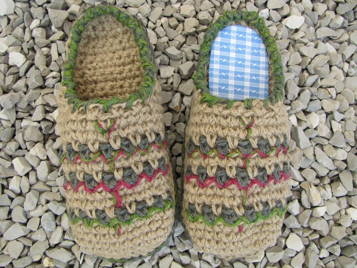 Espadrilles Clogs aus Jute - jede Größe - Häkelanleitung - 2in1 E-Book