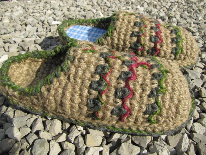 Espadrilles Clogs aus Jute - jede Größe - Häkelanleitung - 2in1 E-Book
