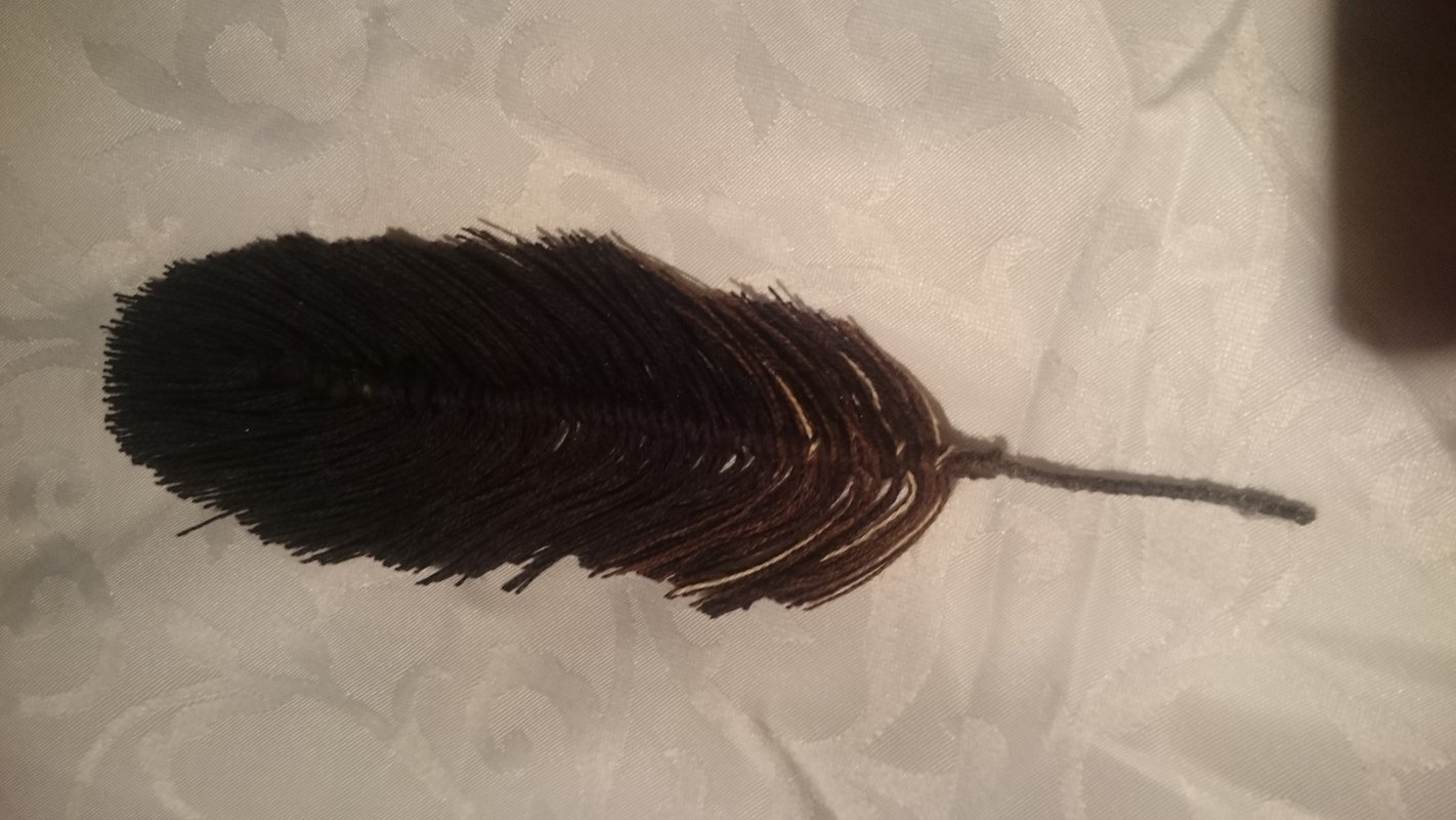 Federn aus Wolle selber herstellen 