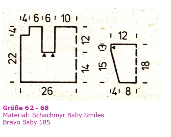 Baby Häkeljacke in Noppenmuster Gr. 62 – 68 cm