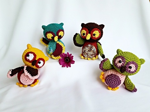 Cheeky Owls - Amigurumi Crochet Pattern