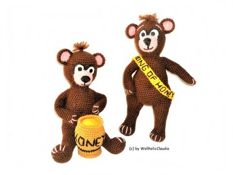 Häkelanleitung Honigbär - Bär 