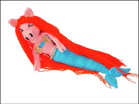 Häkelanleitung MeerjungSau Annabell - Meerjungfrau