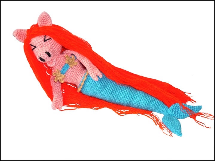 Häkelanleitung MeerjungSau Annabell - Meerjungfrau