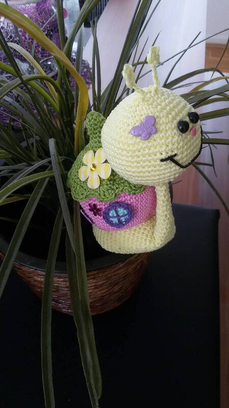 Häkelanleitung Schnecki Villa Kunterbunt