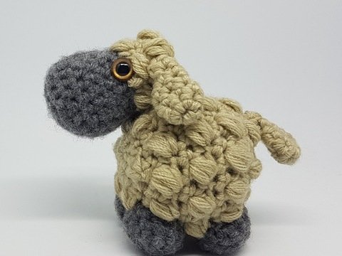 Häkelanleitung Kleines Schaf