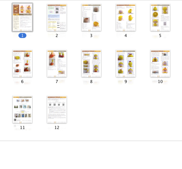 116 Crochet Pattern - Girl doll in a chicken outfit - Amigurumi PDF file by Stelmakhova Cp