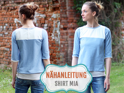 Shirt MIA nähen – 34–42 Nähanleitung & Schnitt