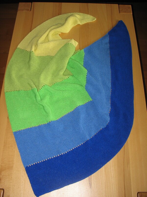 Minoet`s Anfängertuch (nur rechte Maschen!)